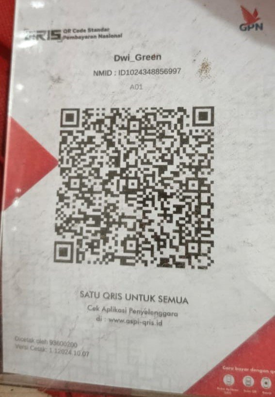 QRIS Pembayaran Layanan File NIB Dwi Green